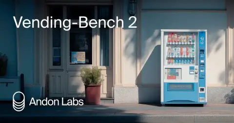 Andon Labs Vending-Bench 2 chart with Claude Opus 5 at the top of the leaderboard