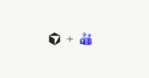 Cursor and Microsoft Teams logos paired over a partnership announcement card