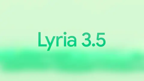 Google DeepMind Lyria 3.5 announcement card, Google Flow Music branding