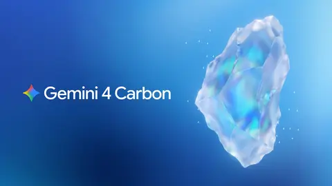 Gemini 4 Carbon key art from Google's launch announcement