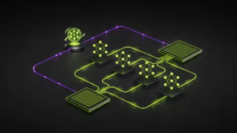 Diagram of ModelExpress routing model weights between GPUs, host cache, and Hugging Face