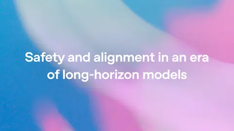 OpenAI safety and alignment blog post header