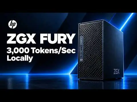 Sam Witteveen video thumbnail for testing the HP ZGX Fury local AI machine