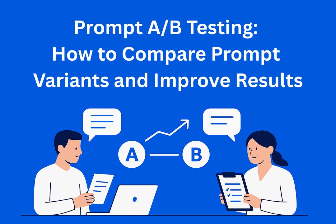 A/B Test a Prompt Change — diagram