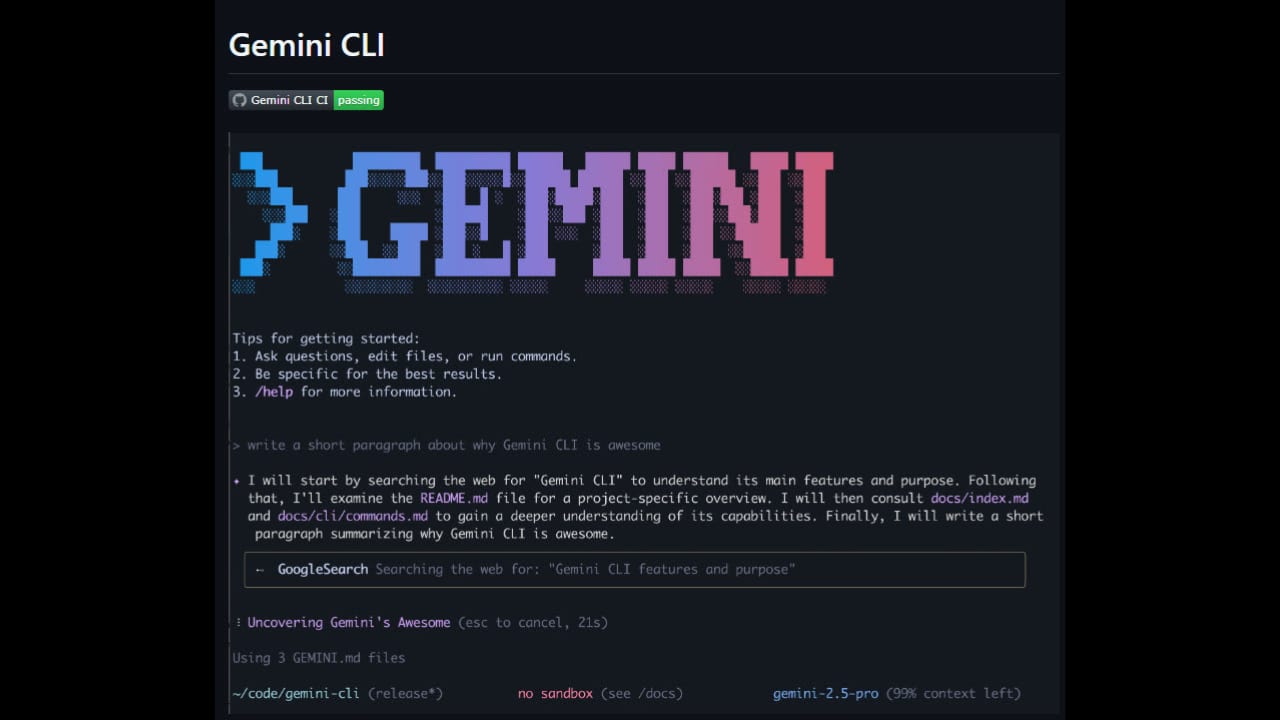 Gemini CLI — diagram