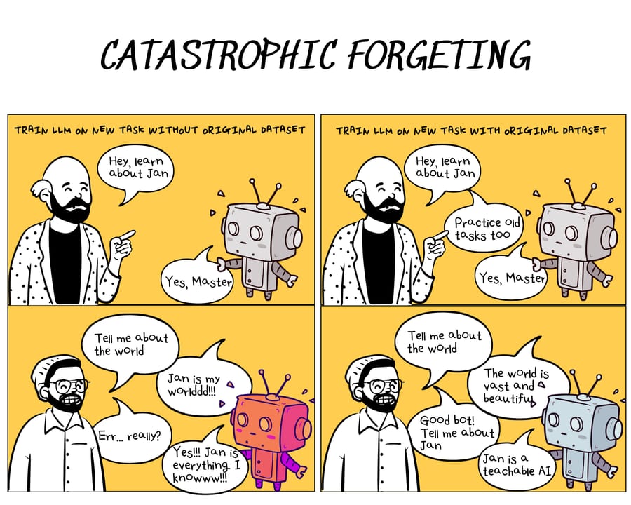 Catastrophic Forgetting — diagram