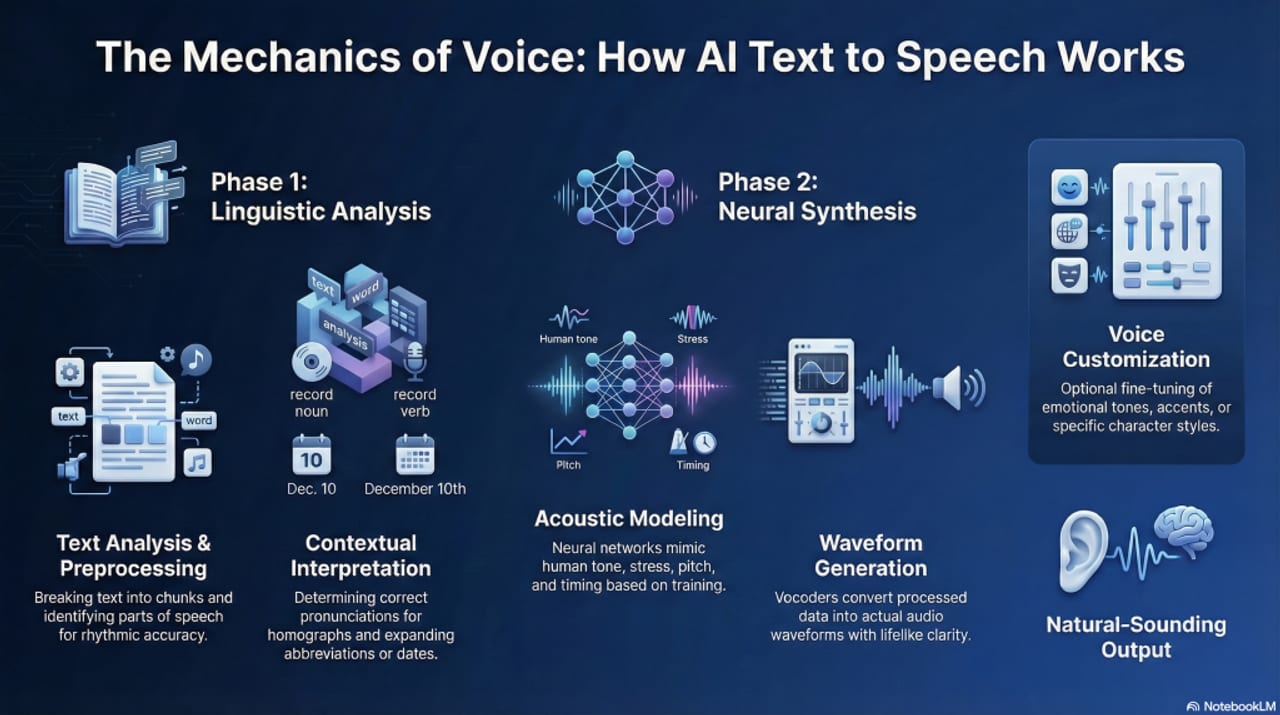 AI Text-to-Speech — diagram