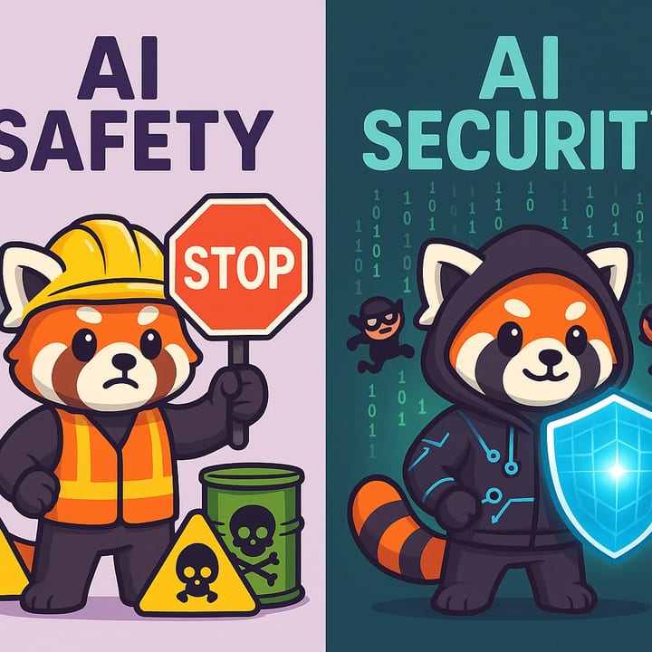 AI Safety vs AI Security — diagram
