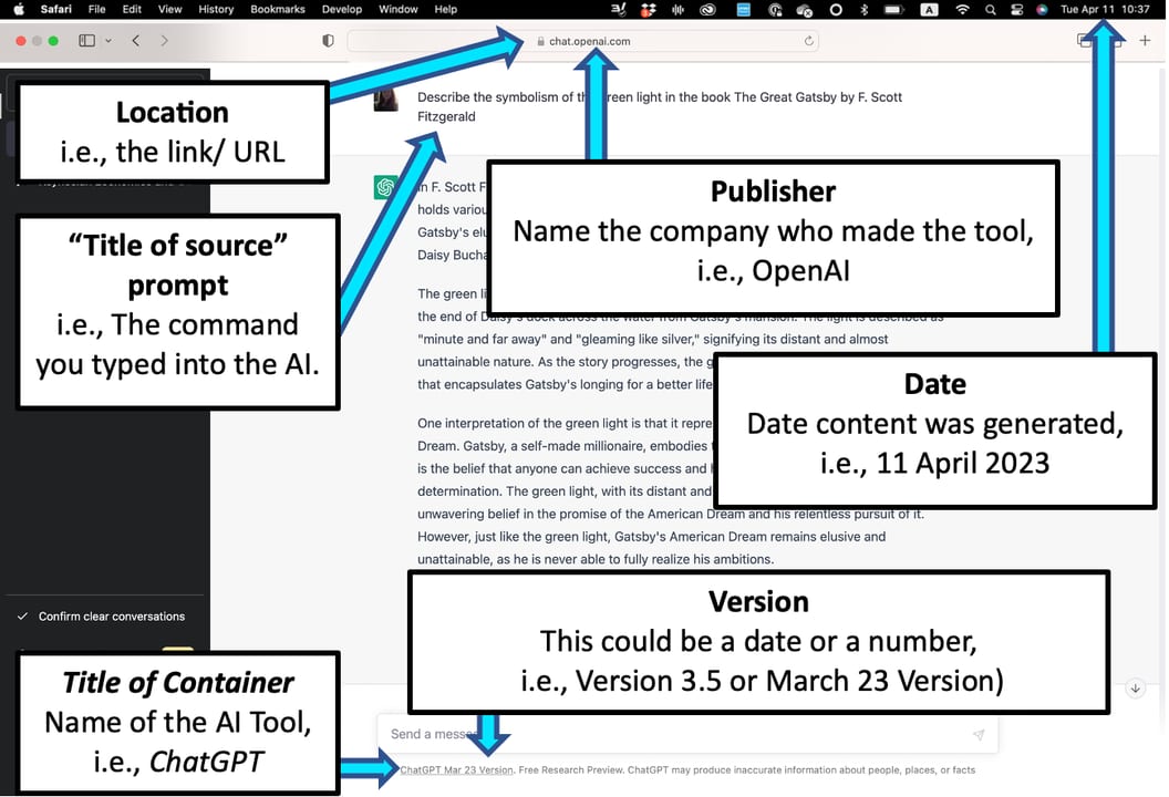 Show Citations and Sources in an AI Answer — diagram