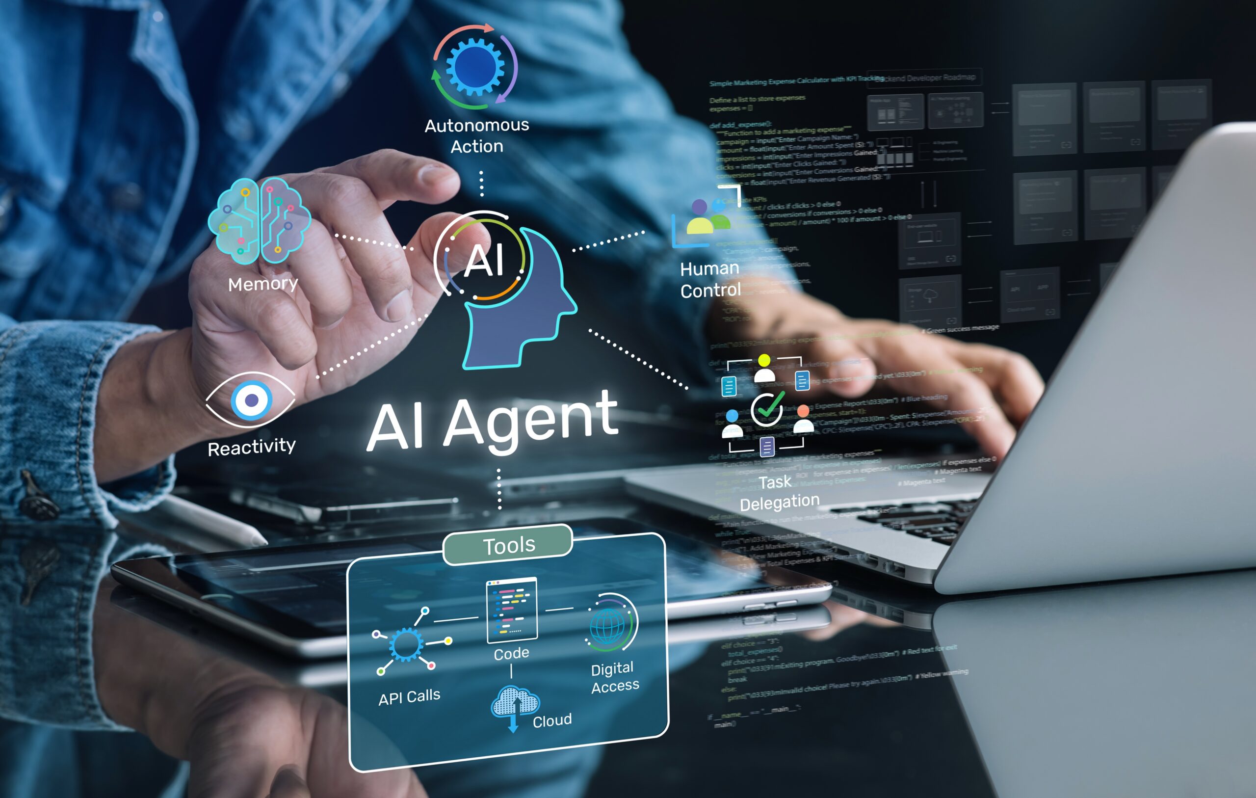 Agent Cost & Latency — illustration