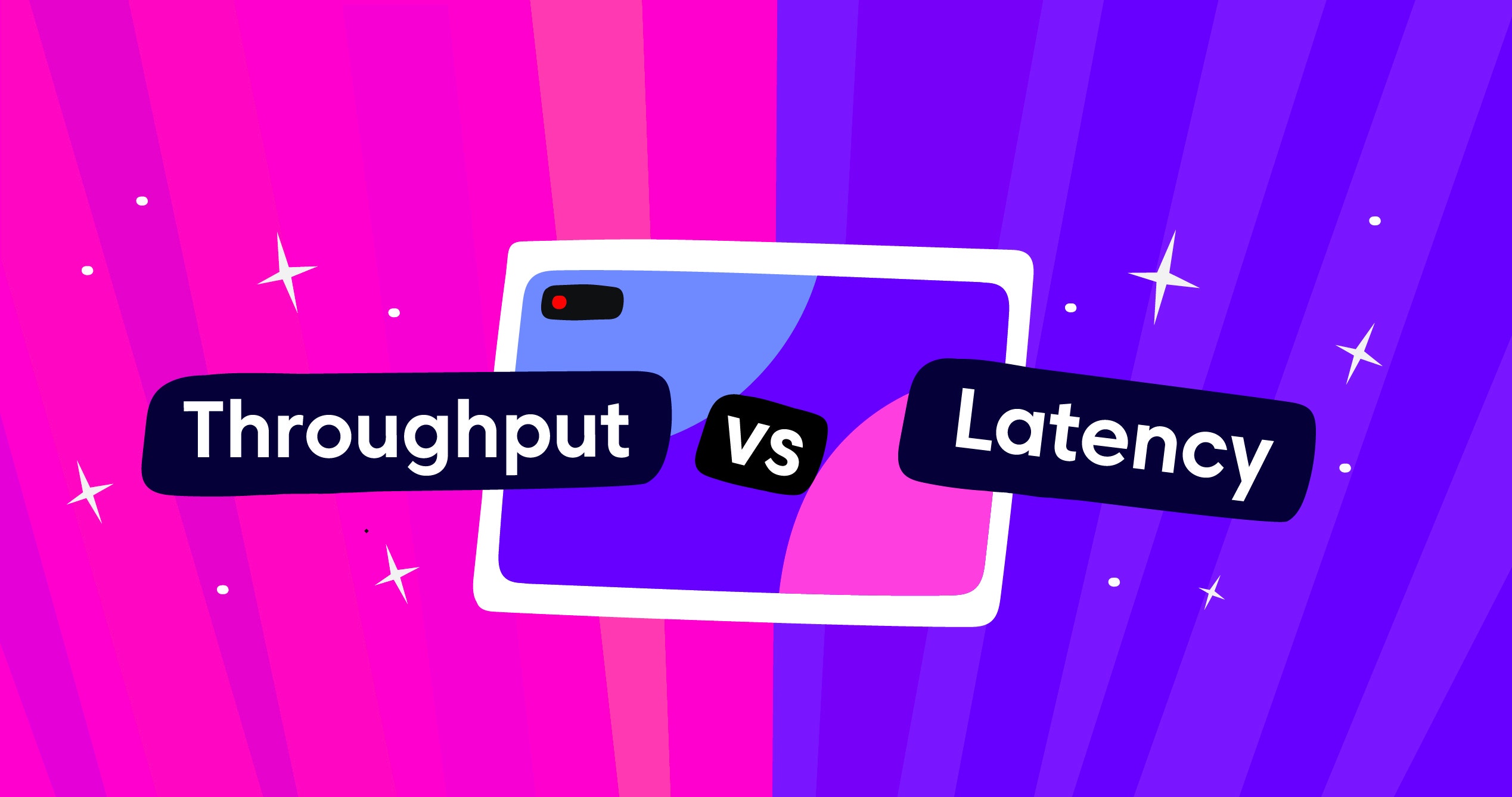 Throughput vs Latency — illustration