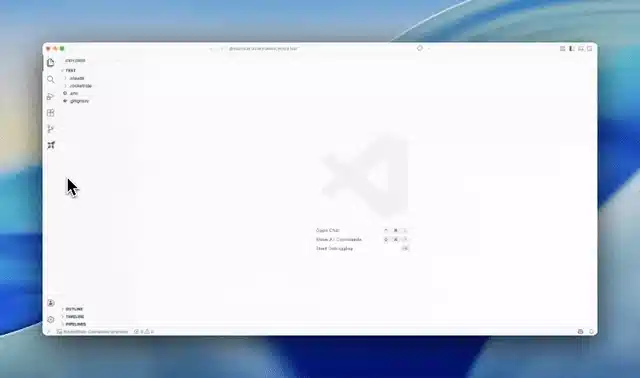 Animated capture of building a pipeline on the RocketRide canvas in the IDE by adding and wiring nodes